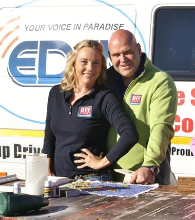 The 'DIY met Riaan' store hosts EDEN FM